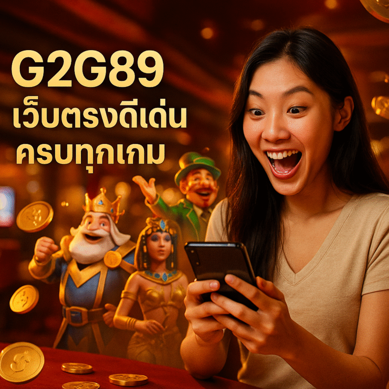 G2G889 เว็บตรงดีเด่นครบทุกเกม