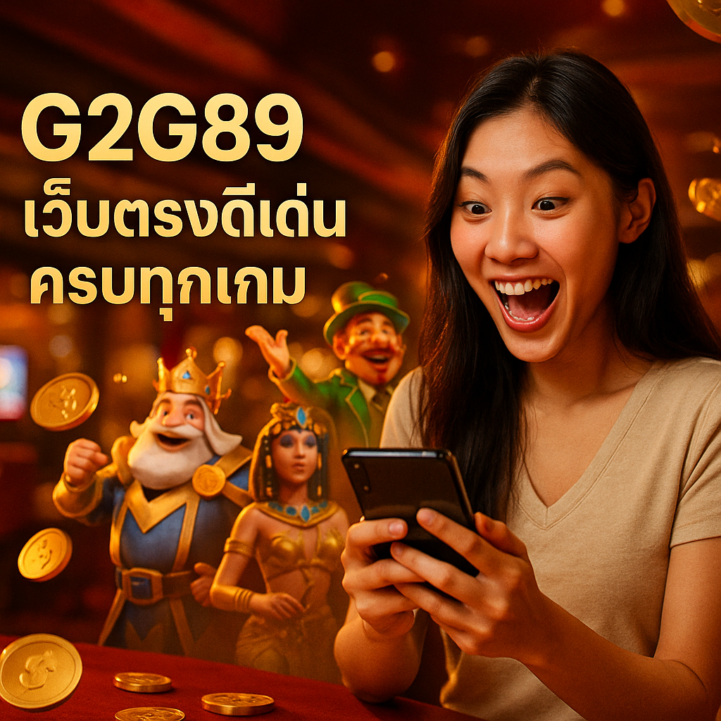 G2G889 เว็บตรงดีเด่นครบทุกเกม