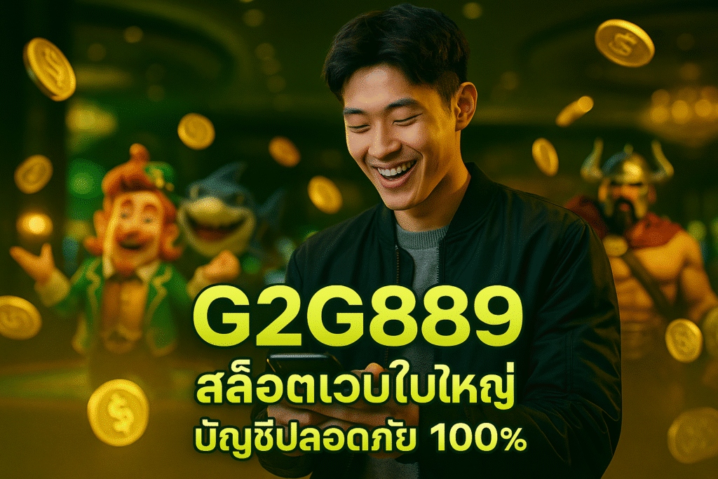 G2G889 สล็อตเว็บใหญ่ บัญชีปลอดภัย 100%