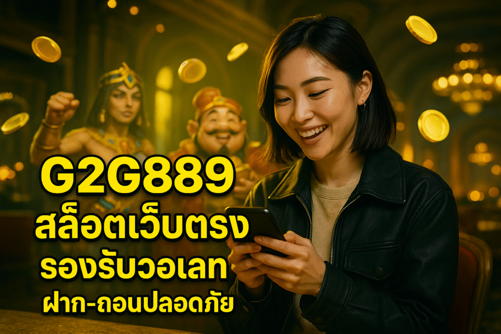 G2G889 สล็อตเว็บตรง รองรับวอเลท ฝาก-ถอนปลอดภัย