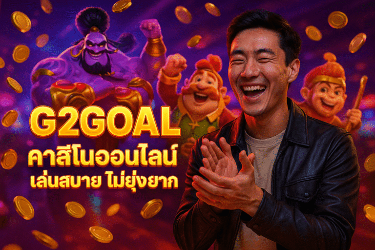 G2GOAL คาสิโนออนไลน์ เล่นสบาย ไม่ยุ่งยาก
