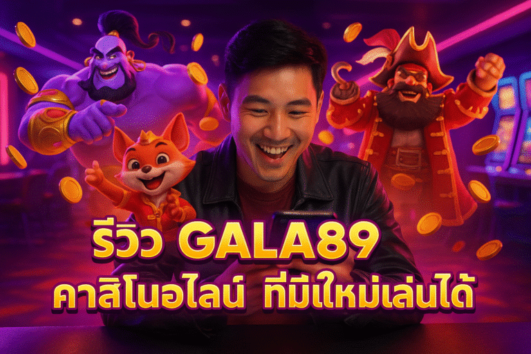 รีวิว GALA89 คาสิโนออนไลน์ ที่มือใหม่เล่นได้